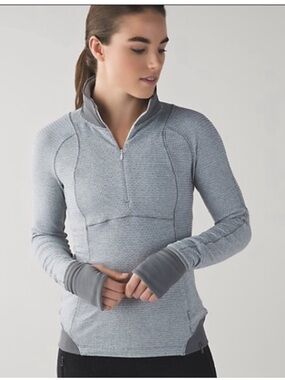 Lululemon Runderful Zip Neck Jacket Pullover